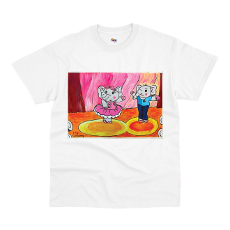 Kid T-Shirt Ballet Elephants