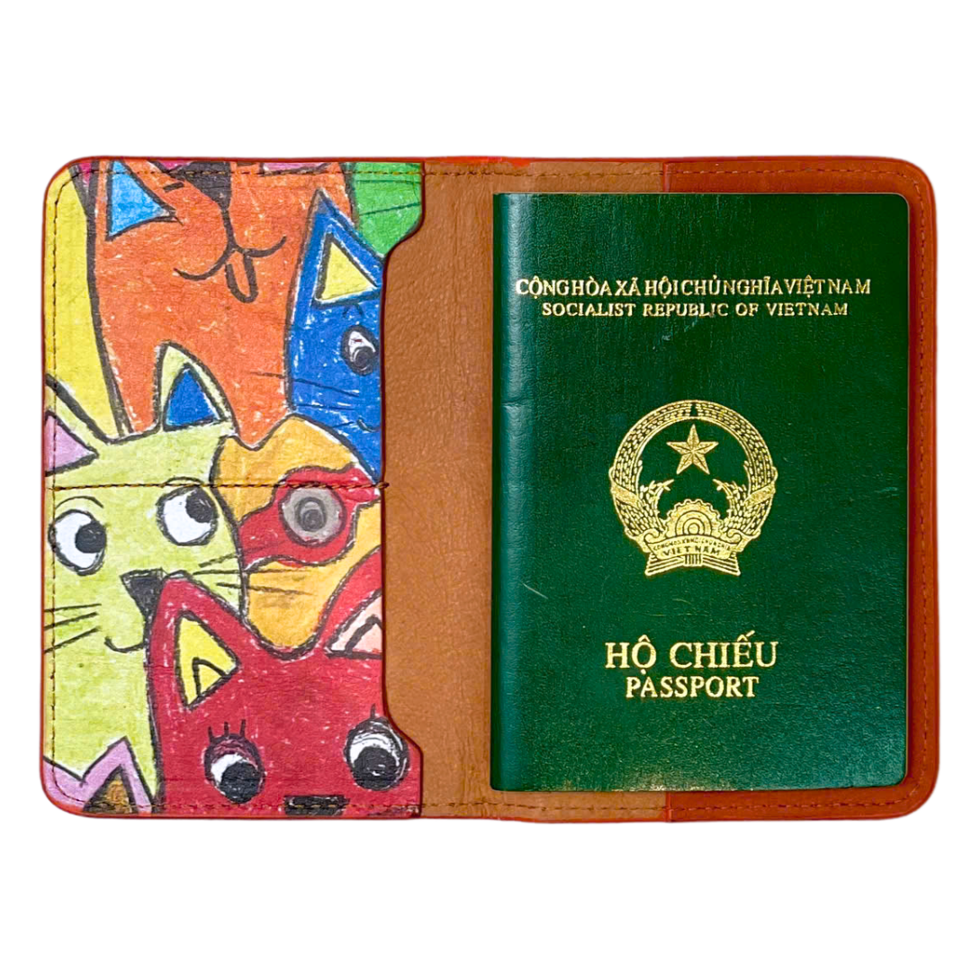Passport Holder Cat Familly by Tấn Lợi - Image 3