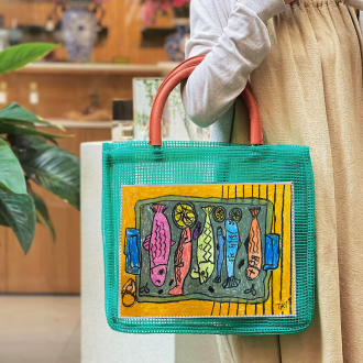 Fishnet bag Pilchards by Quốc Trí